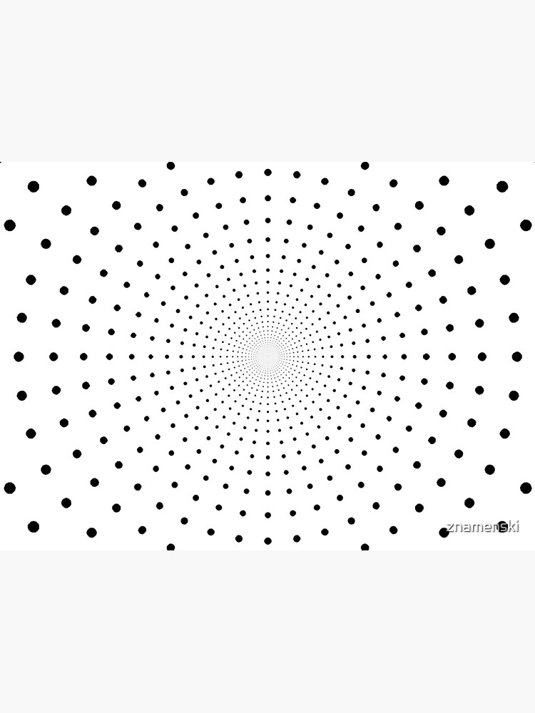 Blue Circles and Rays on White Background - фон иллюзия by znamenski