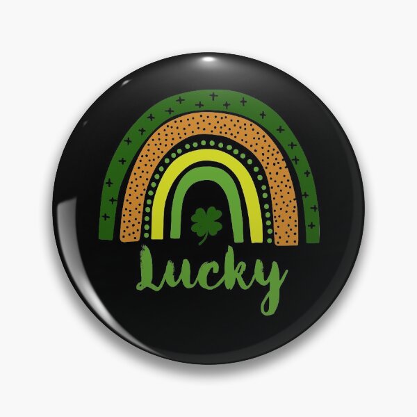 Item preview, St. Patrick's day Lucky charm Rainbow 4-leaf Shamrock 4-leaf clover designed and sold by Karo Art.