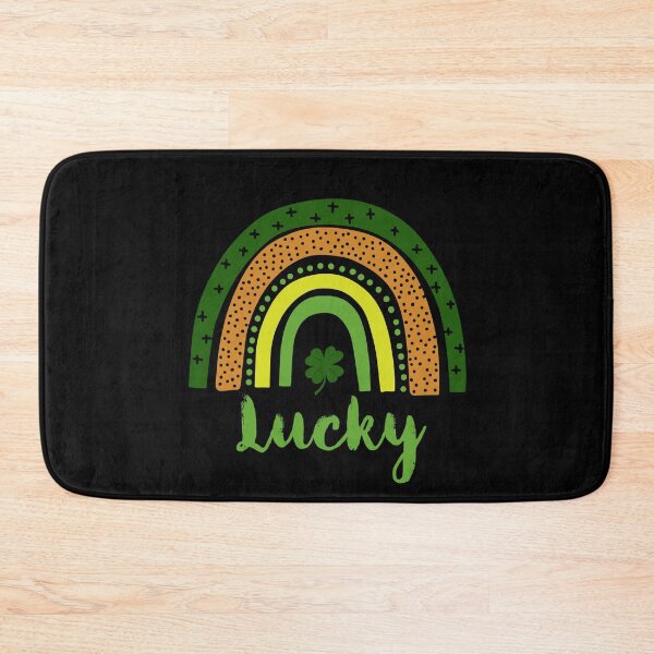 Item preview, St. Patrick's day Lucky charm Rainbow 4-leaf Shamrock 4-leaf clover designed and sold by Karo Art.