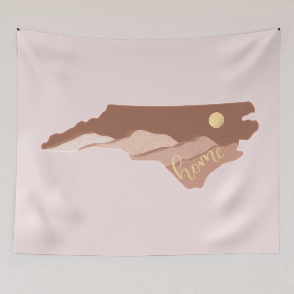 Item preview, north carolina home boho mountain moon designed and sold by kokobeanco.