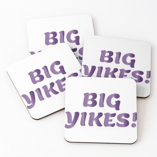 Item preview, Purple Big Yikes sticker with white border designed and sold by StickersbyVW.
