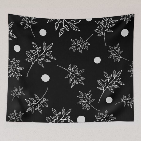 Item preview, Black and White Plant Artwork designed and sold by Journey321.