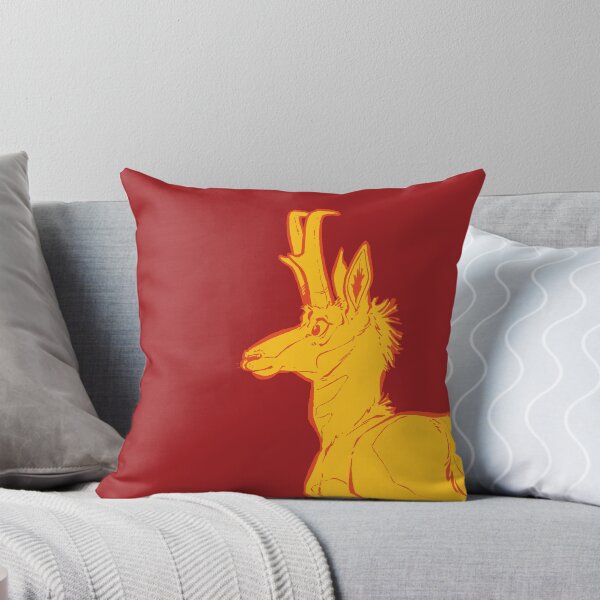 Item preview, Pronghorn pillow #2 designed and sold by HenriekeG.