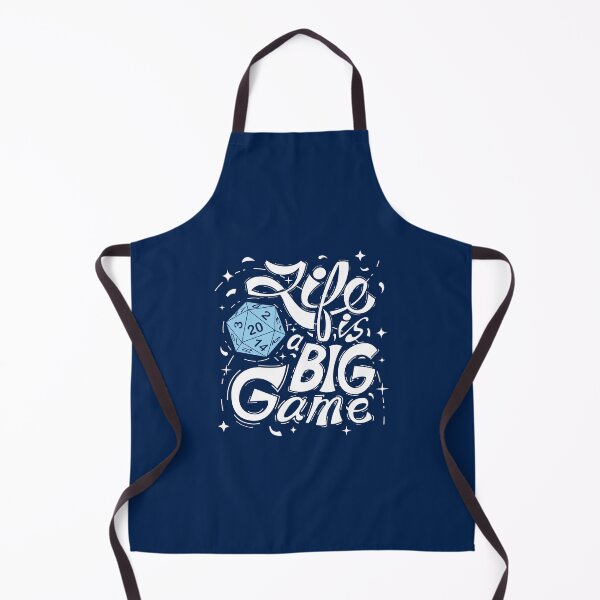 Item preview, Life is a Big Game - Blue - D20 designed and sold by BeamGeeks.