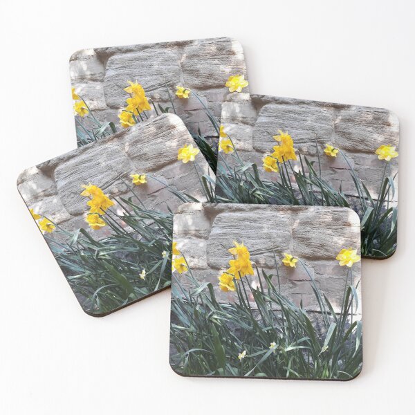 Item preview, Spring, daffodils on the wall designed and sold by UnsereWelt.