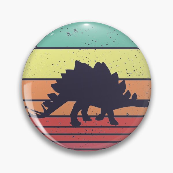 Item preview, Stegosaurus Dinosaur Vintage Retro Sunset designed and sold by faudeltn.