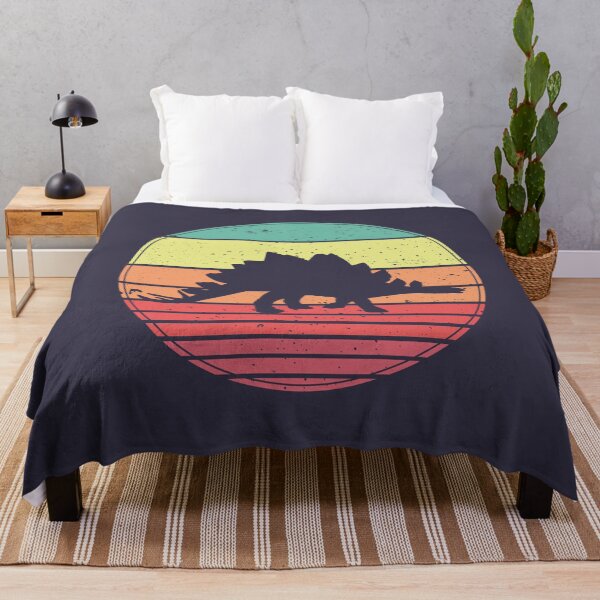 Artikelvorschau, Stegosaurus Dinosaurier Vintage Retro Sonnenuntergang entworfen und verkauft von faudeltn.