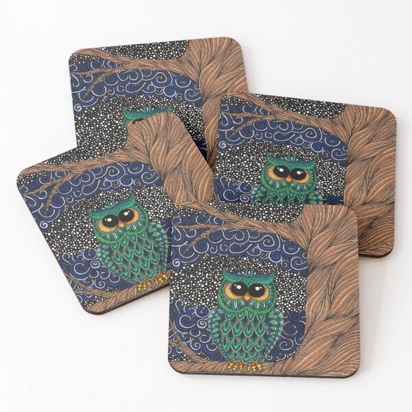 Item preview, Starry Owl designed and sold by Ashley Gelhaus.