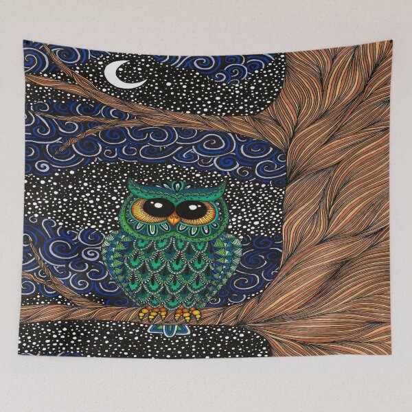 Item preview, Starry Owl designed and sold by Ashley Gelhaus.