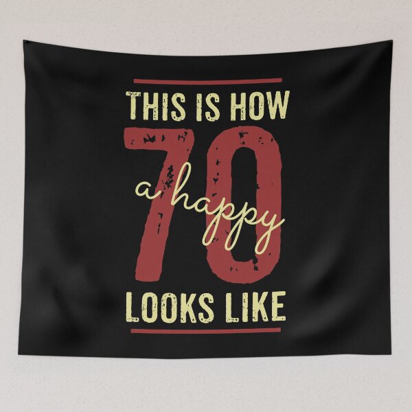Item preview, This is how a happy 70 looks like designed and sold by rodmendonca.