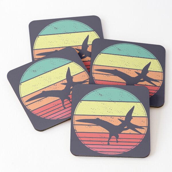 Item preview, Pterodactyl Dinosaur Vintage Retro Sunset designed and sold by faudeltn.