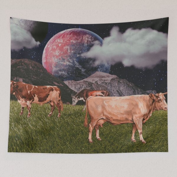 Item preview, cow collage  designed and sold by ayshaisovic.