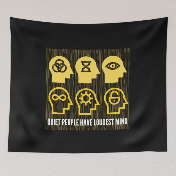 Item preview, Quiet people have loudest mind designed and sold by Summers Cool.
