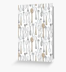 Spoons Greeting Card