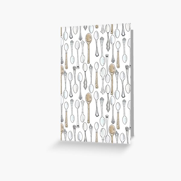 Spoons Greeting Card