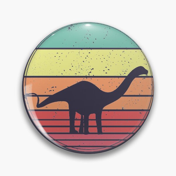 Item preview, Apatosaurus Dinosaur Vintage Retro Sunset designed and sold by faudeltn.