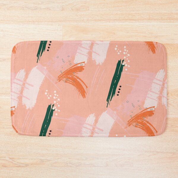 Item preview, Orange abstract Scandinavian nursery print designed and sold by Milatoo.