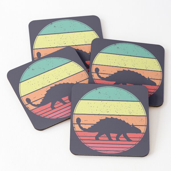 Item preview, Ankylosaurus Dinosaur Vintage Retro Sunset designed and sold by faudeltn.