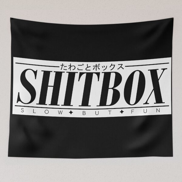 Item preview, Shitbox - Slow but fun jdm sticker designed and sold by Abrahamjp.