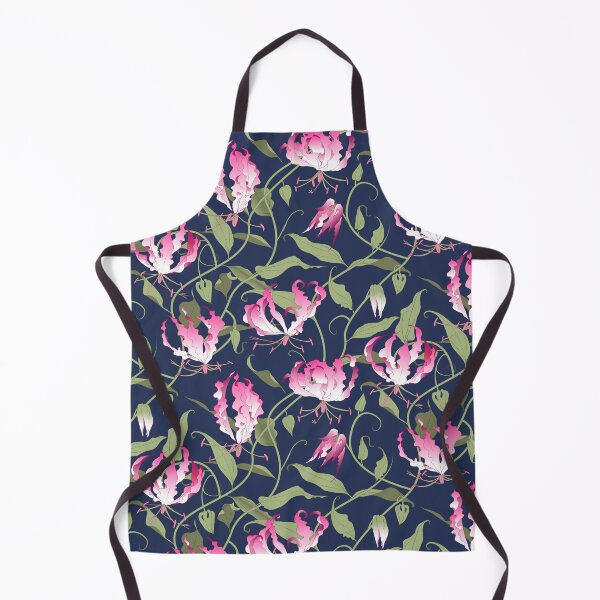 Item preview, Gloriosa - pink on dark blue designed and sold by kobyakov.
