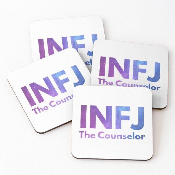 Item preview, INFJ The Counselor Galaxy Indigo White (MBTI Merch) designed and sold by lamweixing.