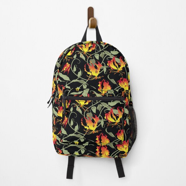 Item preview, Gloriosa - red-orange on black designed and sold by kobyakov.