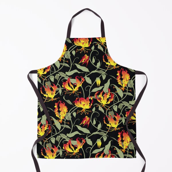 Item preview, Gloriosa - red-orange on black designed and sold by kobyakov.