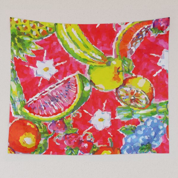 Item preview, Mexican fruit oilcloth designed and sold by T-Mex.