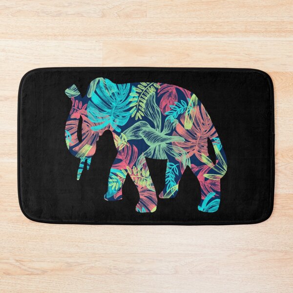 Item preview, Elephant Flowers Pattern Pattern designed and sold by titanosdesign.