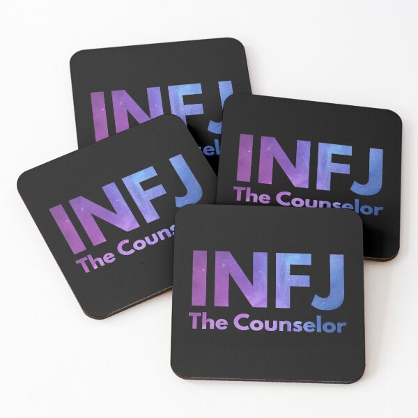 Item preview, INFJ The Counselor Galaxy Indigo Black (MBTI Merch) designed and sold by lamweixing.