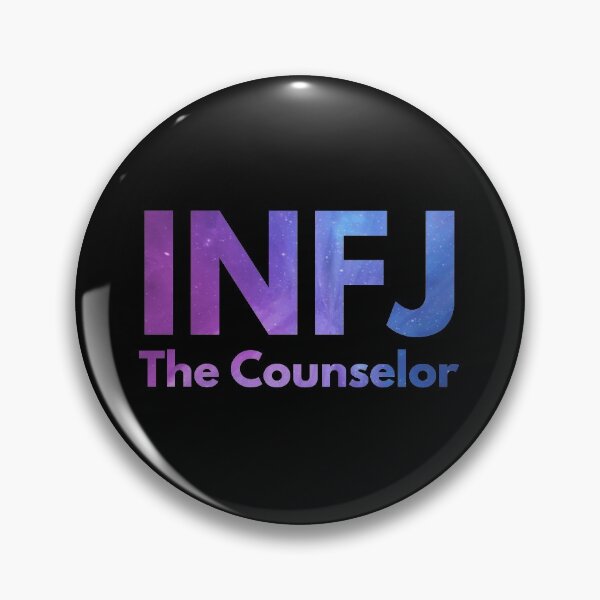 Item preview, INFJ The Counselor Galaxy Indigo Black (MBTI Merch) designed and sold by lamweixing.