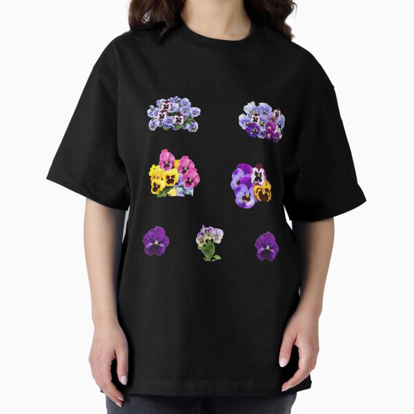 Item preview, Colorful Pansies Garden Collage, Spring, Fall Pansy Flower designed and sold by silviaol.