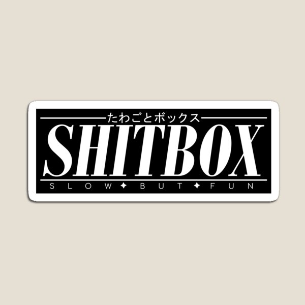 Shitbox - Jdm lento pero divertido pegatina Imán