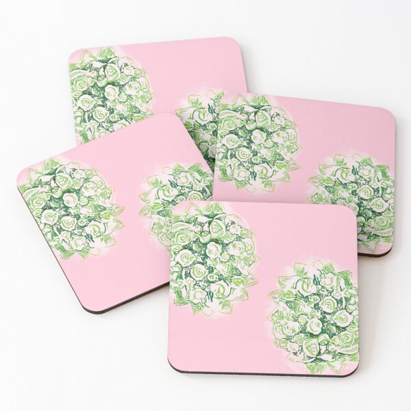 Item preview, Pink and Green Bouquet designed and sold by fancysarah.