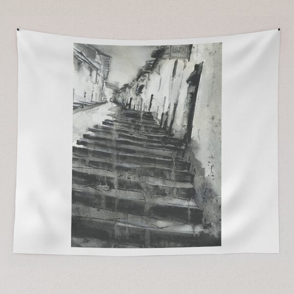 Item preview, Pintura de acuarela de bellas artes cusqueñas- Perú. designed and sold by rfoxphoto.