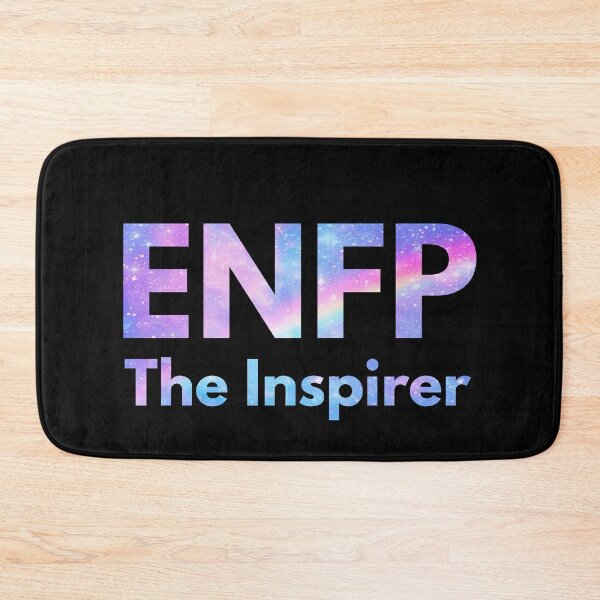 Item preview, ENFP The Inspirer Galaxy Rainbow Pastel Black (MBTI Merch) designed and sold by lamweixing.