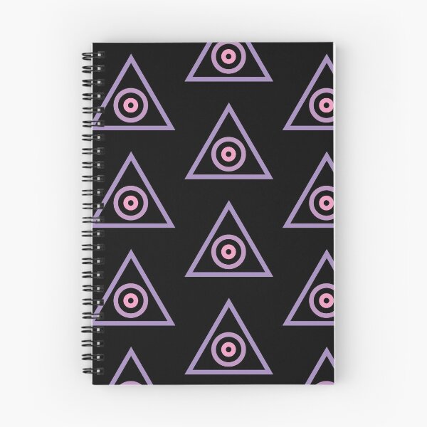 Item preview, Copy of Eye Triangle pastel purple - black pattern designed and sold by Citizen of  Trash.