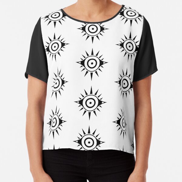 Sharp Eye Chiffon Top
