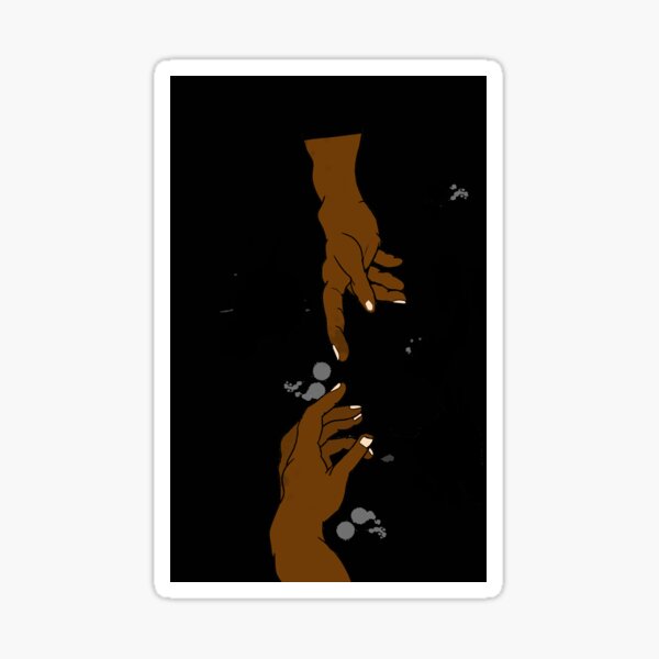 Hands Almost Touching(In Love) Sticker