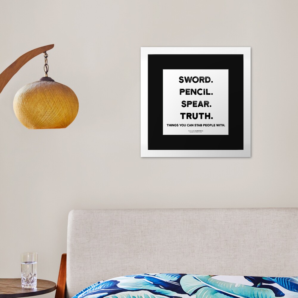 Calibration 6 - Minimalist Design Framed Art Print