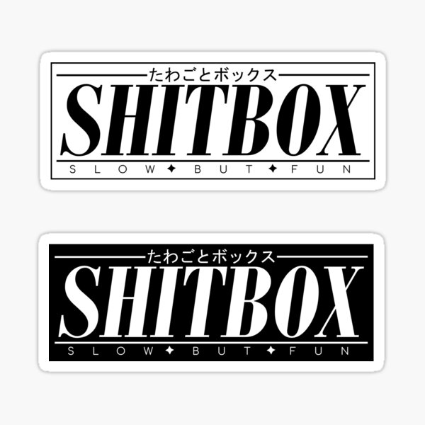 Item preview, Shitbox - Slow but fun jdm sticker pack designed and sold by Abrahamjp.