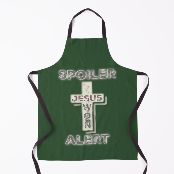 Item preview, Spoiler Alert, Jesus Won! Christian T-shirt Design with Cross designed and sold by TheKingdomAttic.