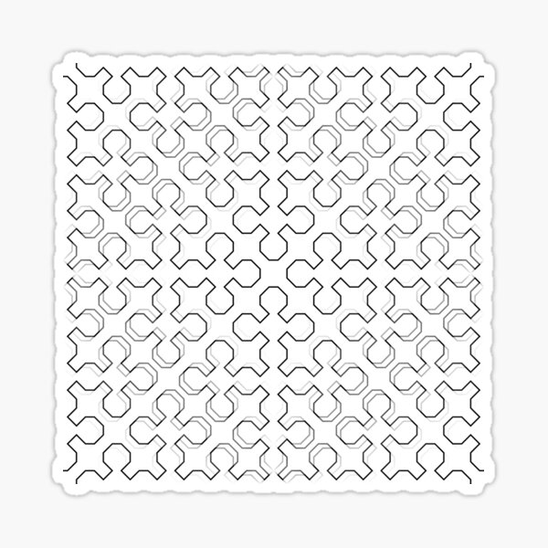 Seamless Sierpinski Curve Sticker