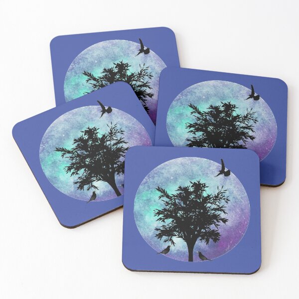 Item preview, black birds tree shadow and Earth! designed and sold by Byoudesigns.