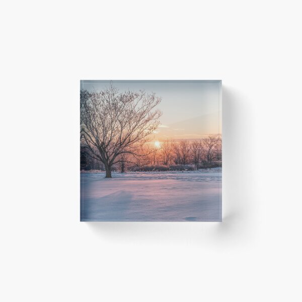 Item preview, A Frosty Ozarks Snow Sunrise designed and sold by mljdwhite.