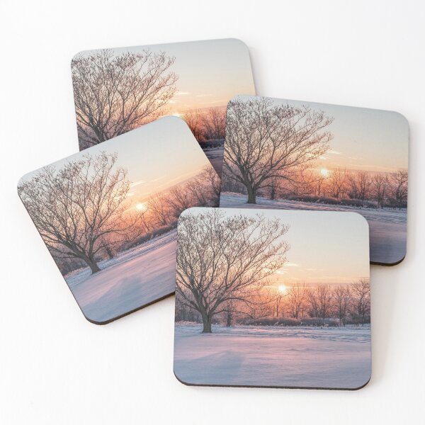 Item preview, A Frosty Ozarks Snow Sunrise designed and sold by mljdwhite.