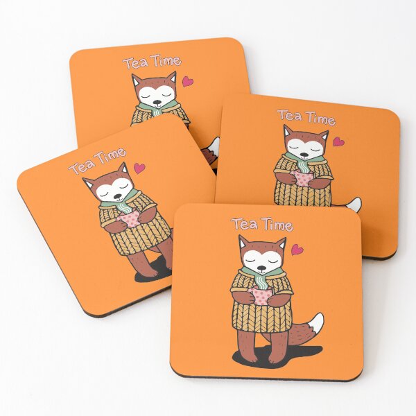 Item preview, Tea time for the fox designed and sold by marina63.