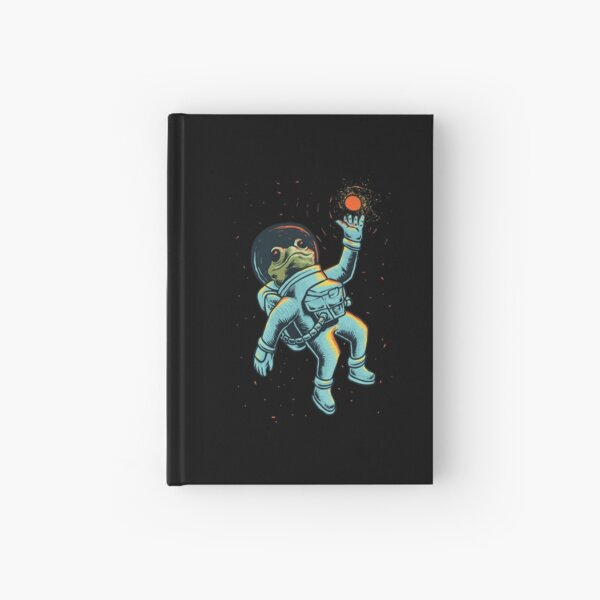 Astronaut Frog Hardcover Journal