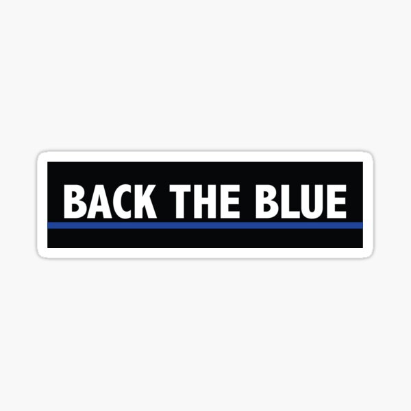 Back the Blue, Thin Blue Line Sticker