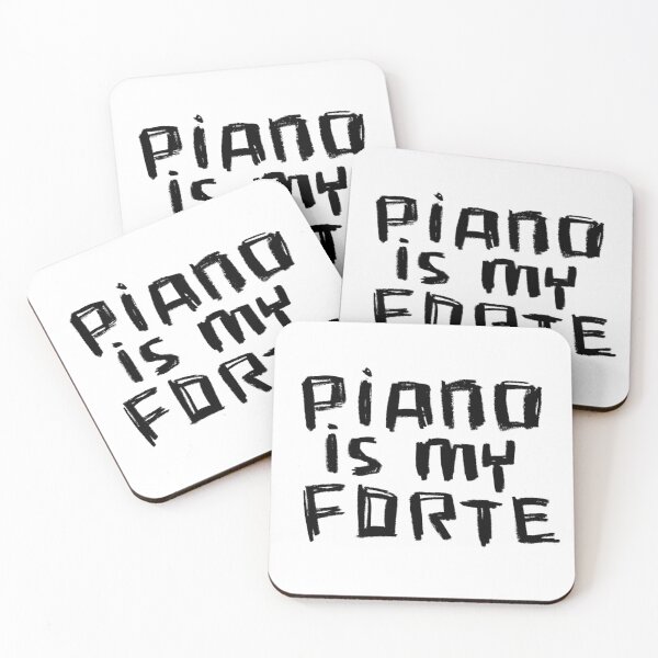 Item preview, Piano Is My Forte for Pianist designed and sold by badlydrawnbabe.